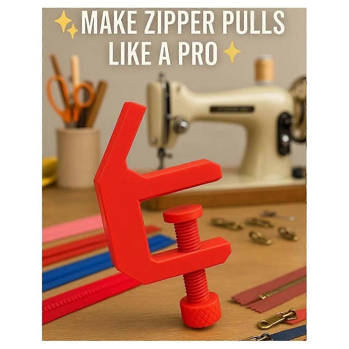 Zipper Pull Jig: Essential Tool for Easy Zipper Assembly and Repair, Fits All Zipper Sizes Purpler