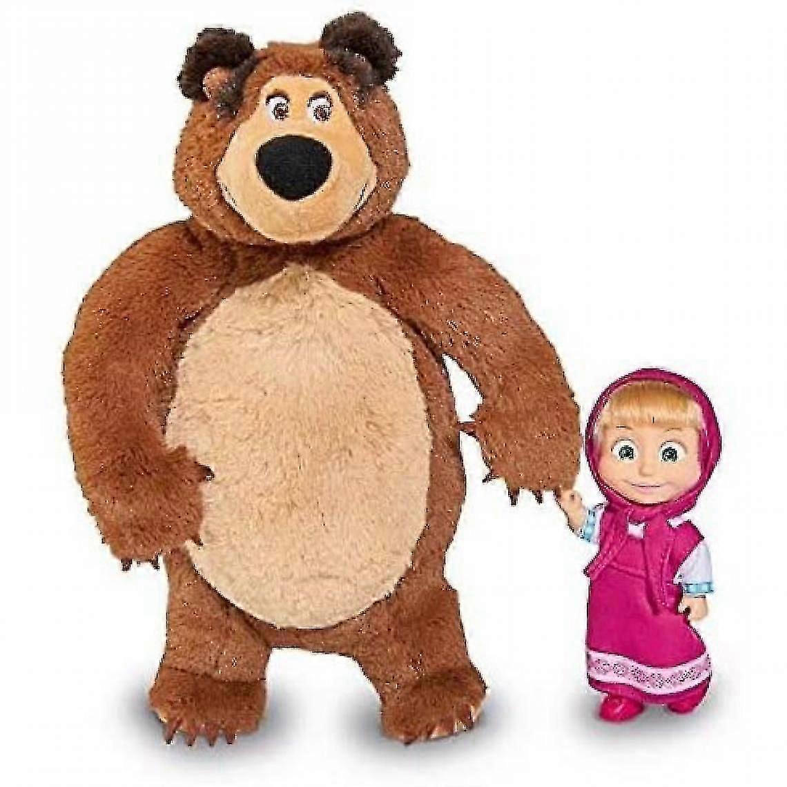 Marsh Doll 12cm And Bear 25cm, Nylon/a(brown)