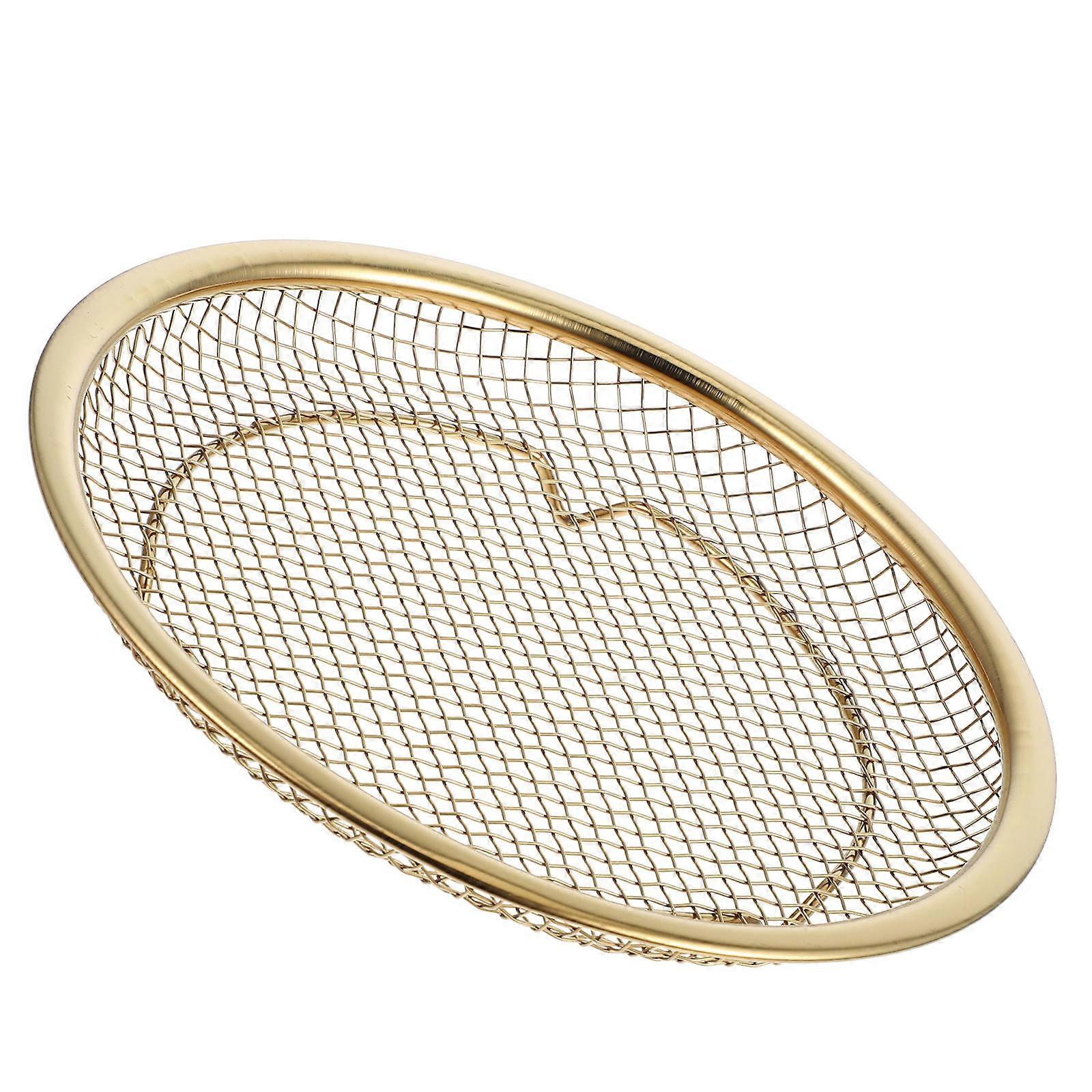 Deep Fryer Basket Strainer Mesh Golden for Home Use