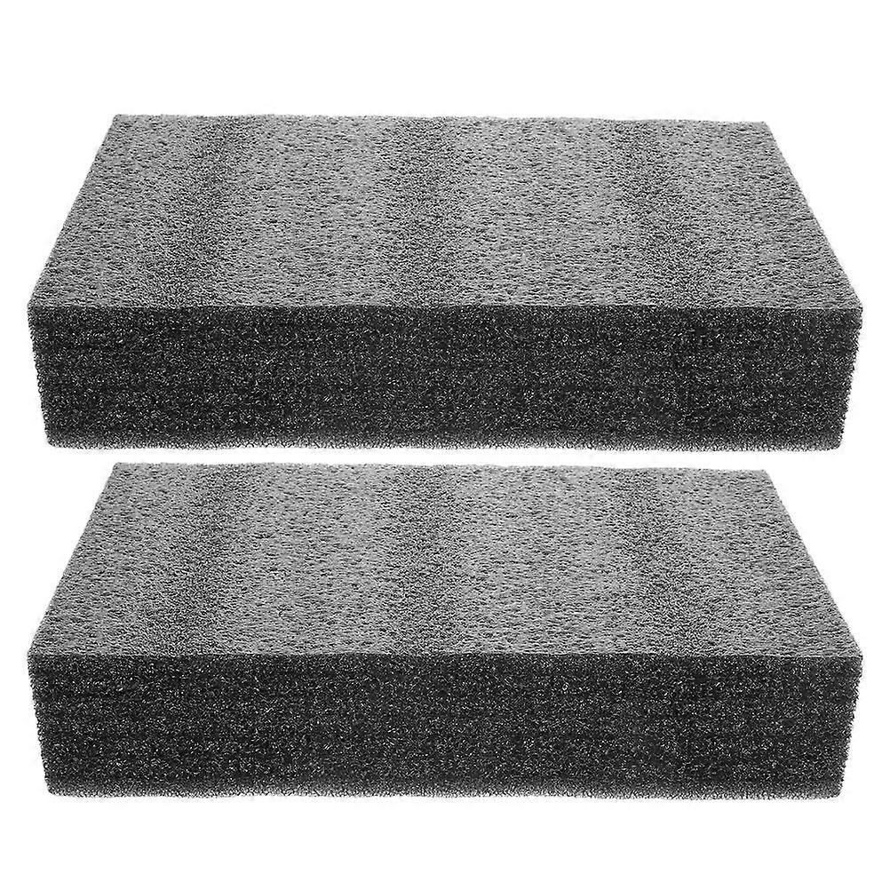 Foam Inserts Black Polyurethane Sheets for Tool Box Protection 2Pcs Padding