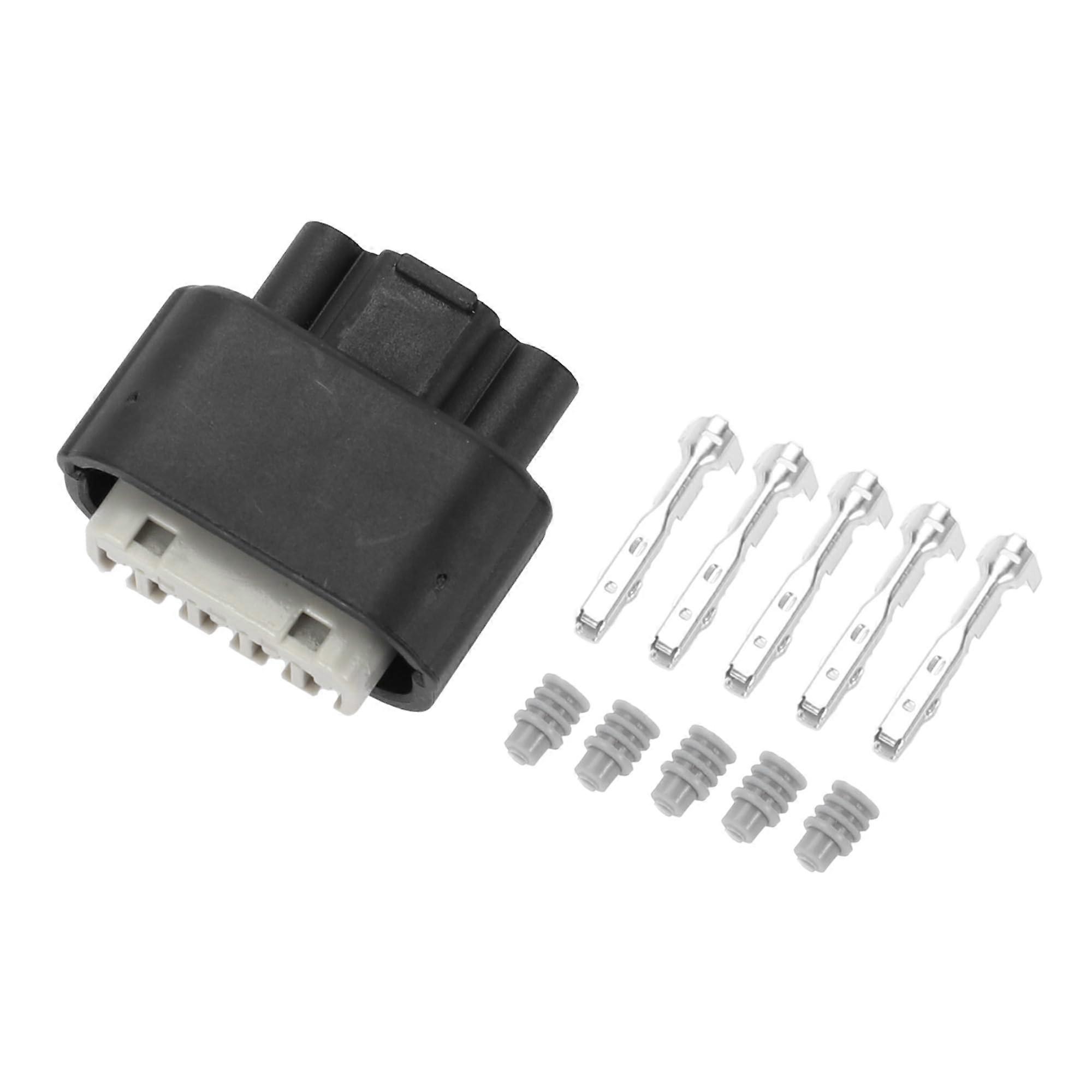 5 Pin Waterproof Mass Air Flow Sensor Connector Plug Easy Install Durable for Honda FK2 FK8