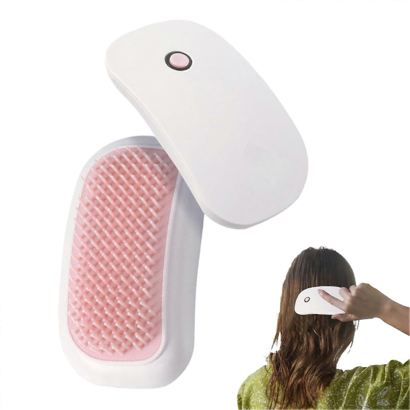 Electric Scalp Massager Brush with Silicone Bristles for Hair Detangling and Scalp Stimulation