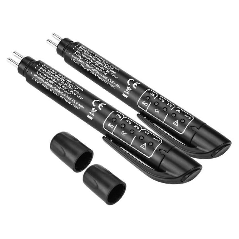 2pcs Digital Car Brake Fluid Tester Pen with Accurate Sensor Detection and Instant Visual Results