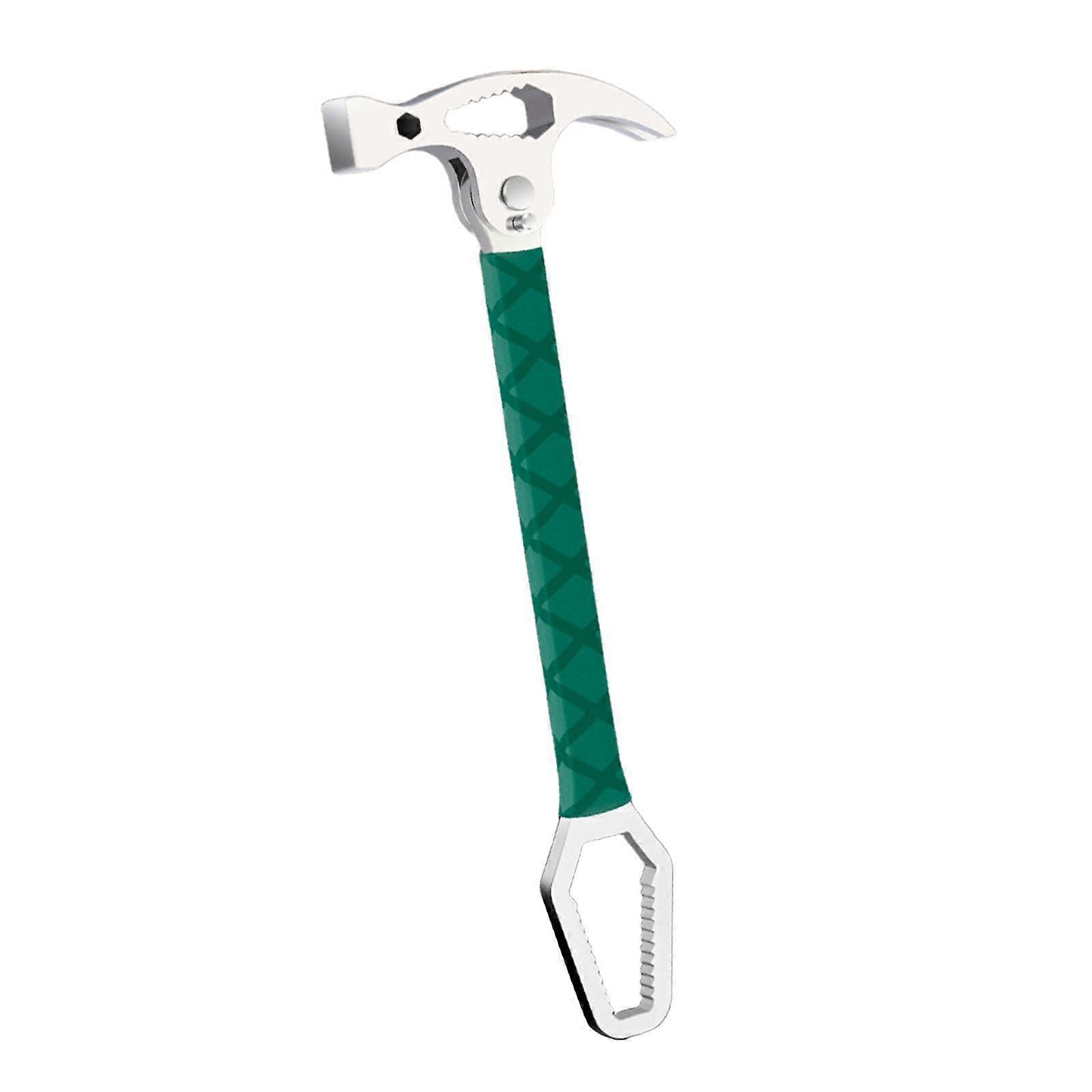 Multifunctional Claw Hammer Nail Puller with Adjustable Angle and Ergonomic Long Handle for Carpentry