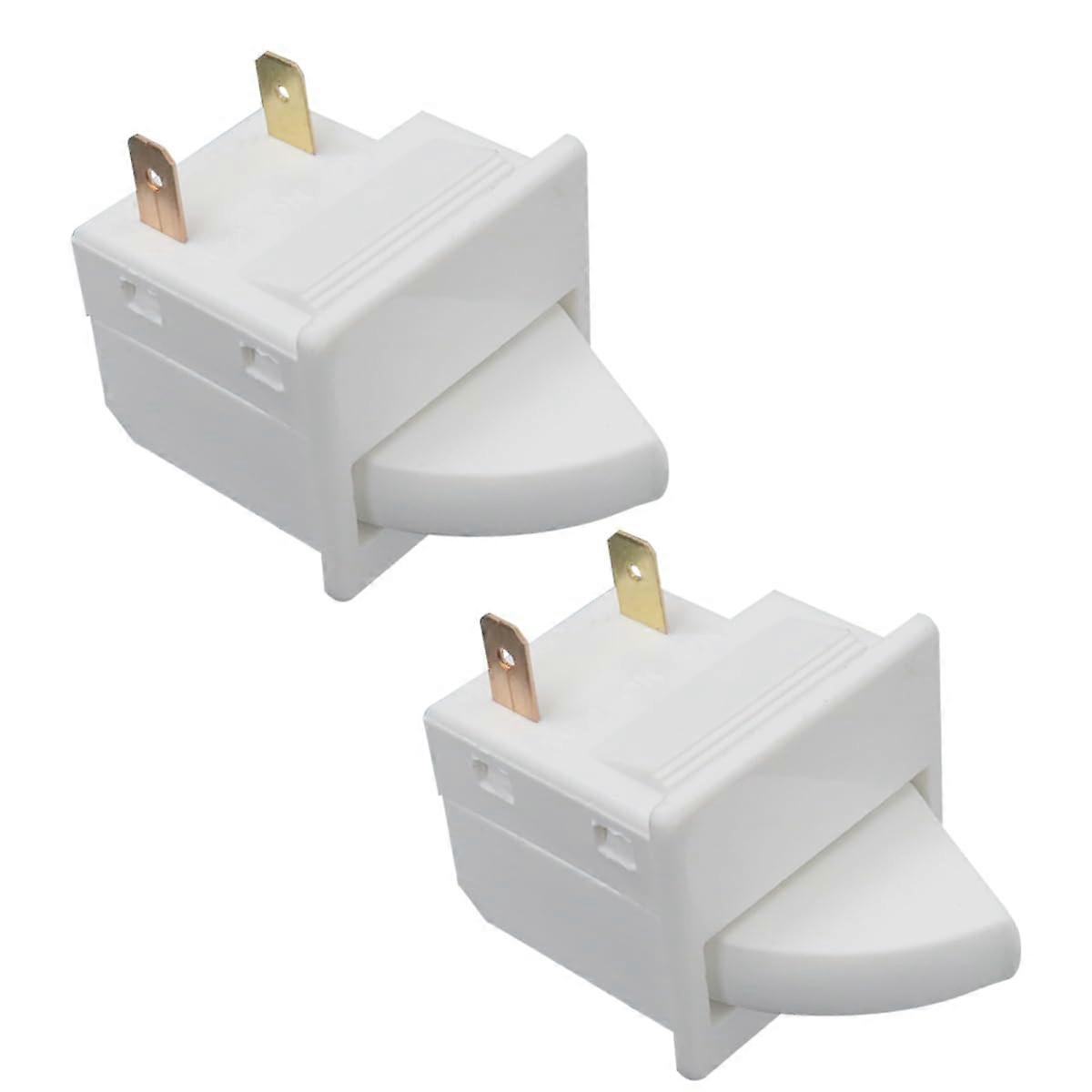 2Pack 216822900 Refrigerator and Freezer Door Light Switch Replacement with Wide Model Compatibility