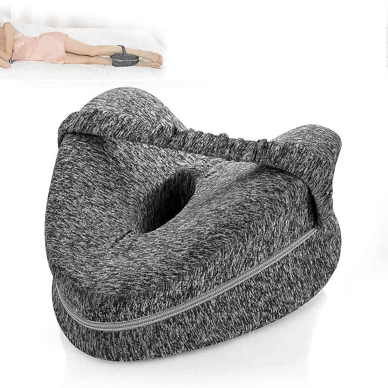 Knee Pillow for Side Sleepers with Memory Foam, Orthopedic Leg Support for Sciatica and Pregnancy