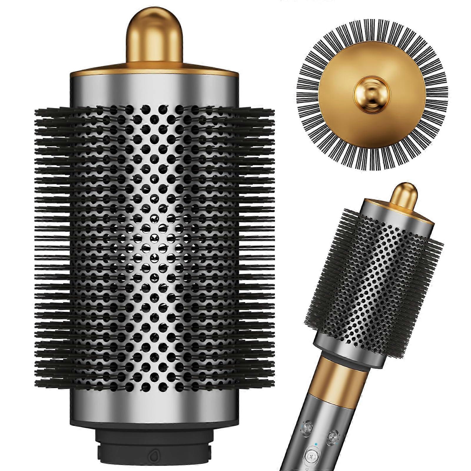 Large Round Volumizing Brush Attachment for Dyson Airwrap HS01 HS05 Nickel Copper Replacement