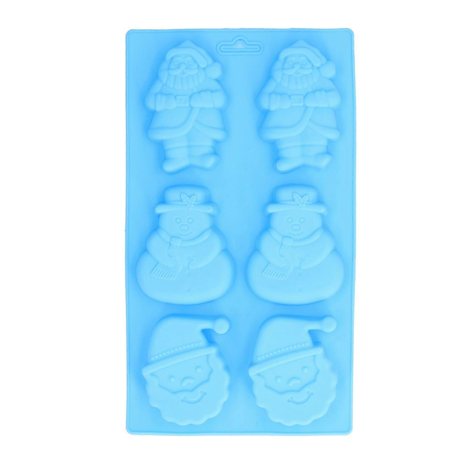 2026 6-Grid Silicone Cake Mold with Cute Patterns for Baking