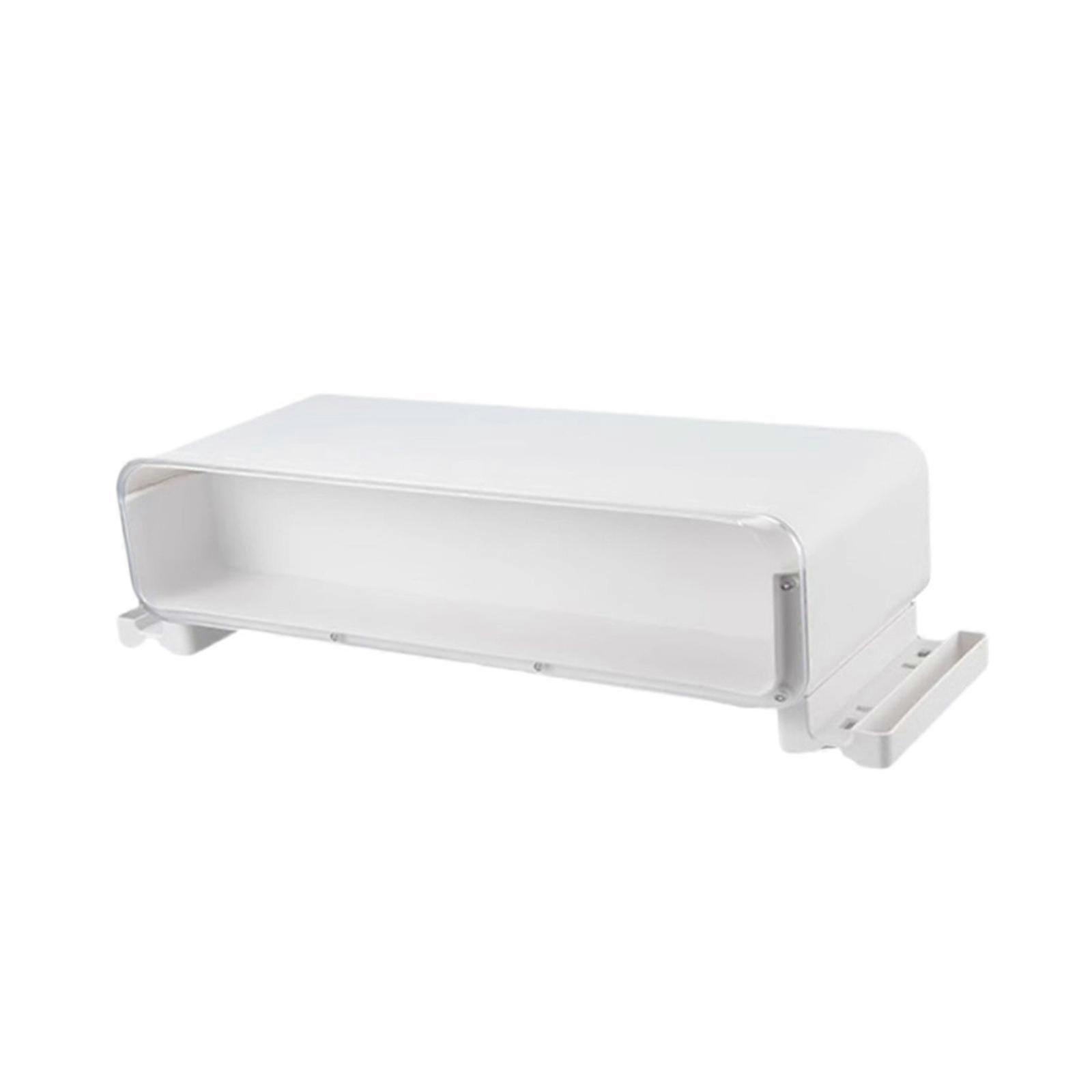 Computer Screen Riser with Storage Drawer Multifunctional Dustproof with LED