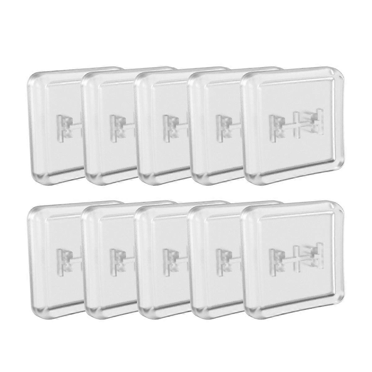 10pcs Low Profile PC Keycaps for 1350 Choc Switch Mechanical Keyboard Ultra Thin Transparent Keycaps