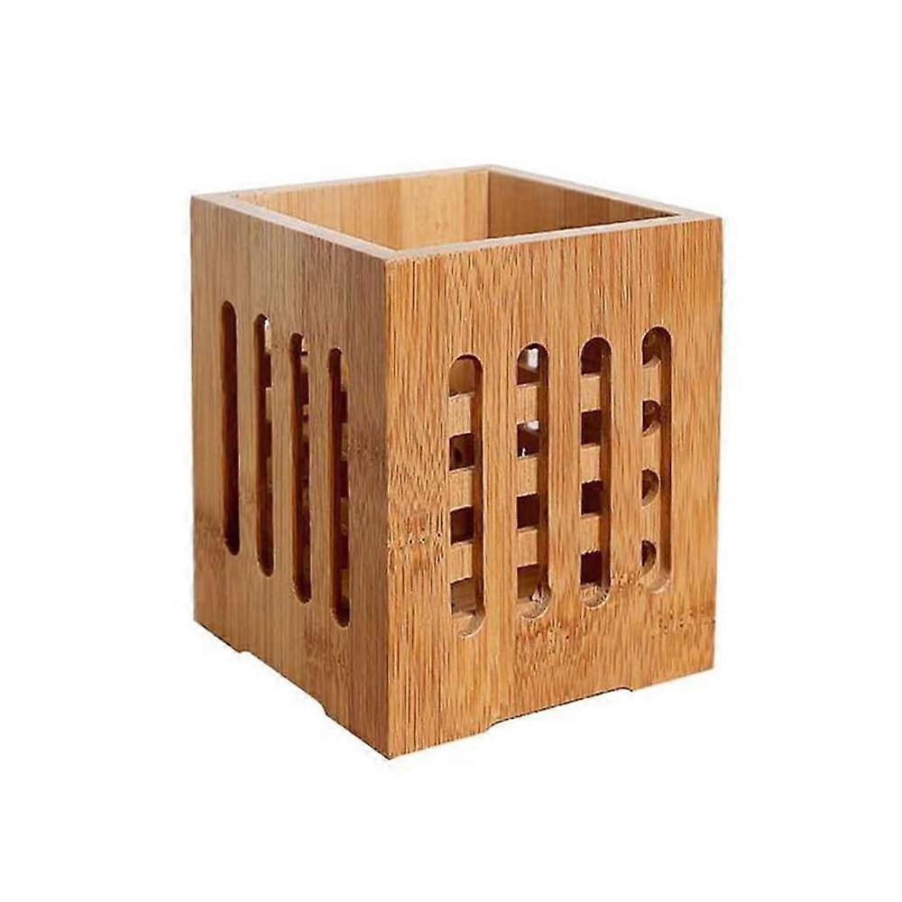 Knife Holder and Utensil Organizer with Quick Drying Design for Kitchen Countertop Storage