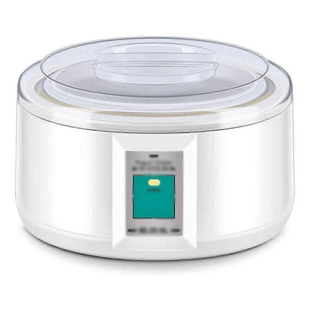 Automatic Yogurt Maker with 7 Glass Jars and Stainless Steel Container for Easy Home Use