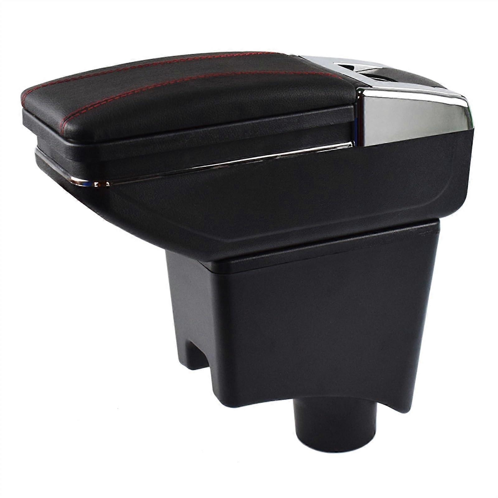 Car Armrest Box with Adjustable Support and Large Storage for Renault Sandero 20072012