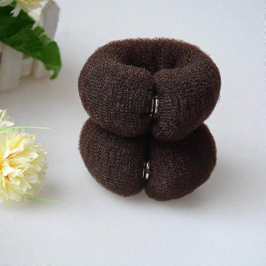 Hair Bun Maker with Secure Snap Lock, Durable Mesh Ponytail Holder for Fast Styling, One Size