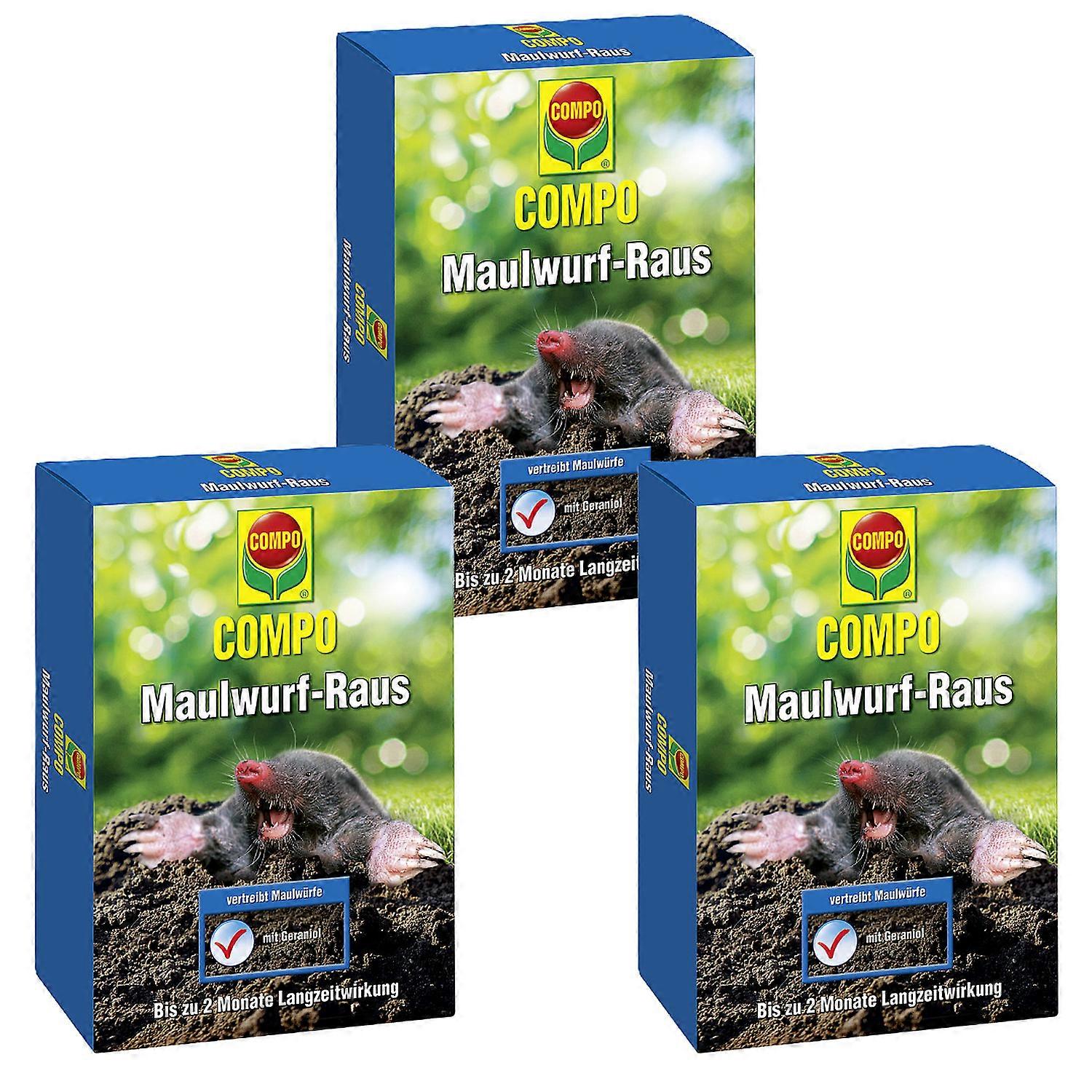 3 x COMPO Mole-Out, 200 g