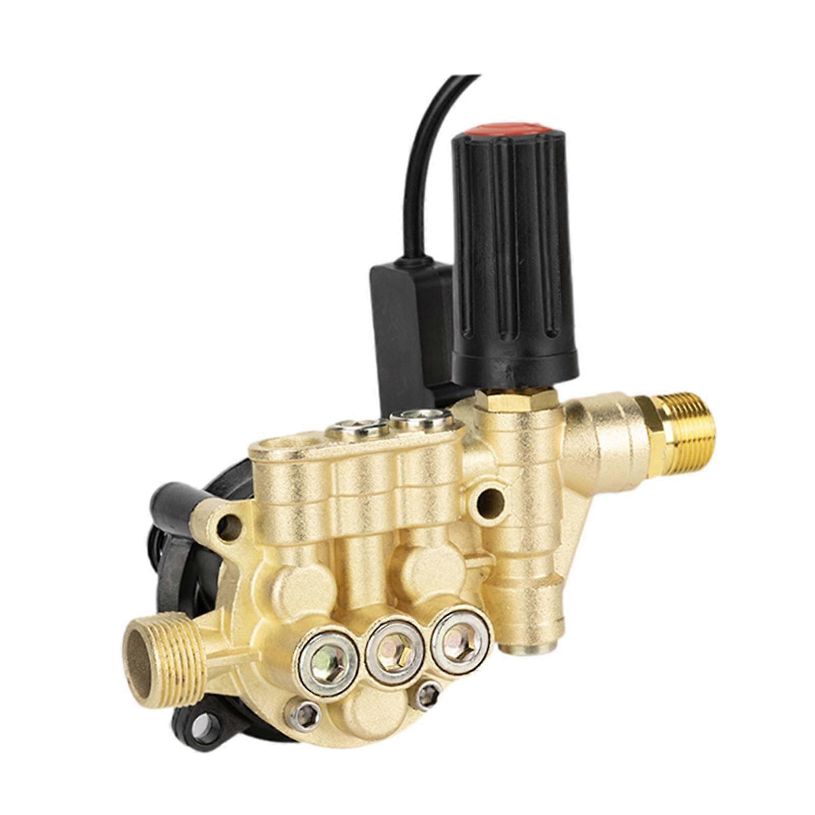 220V Adjustable Pressure Washer Pump Head Replacement for Car Washer Easy Installation