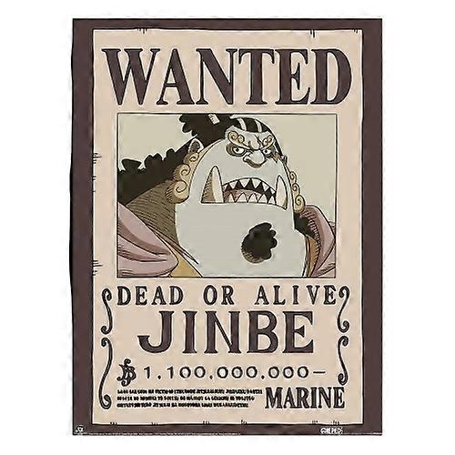 One Piece Wanted Jinbei Framed Poster