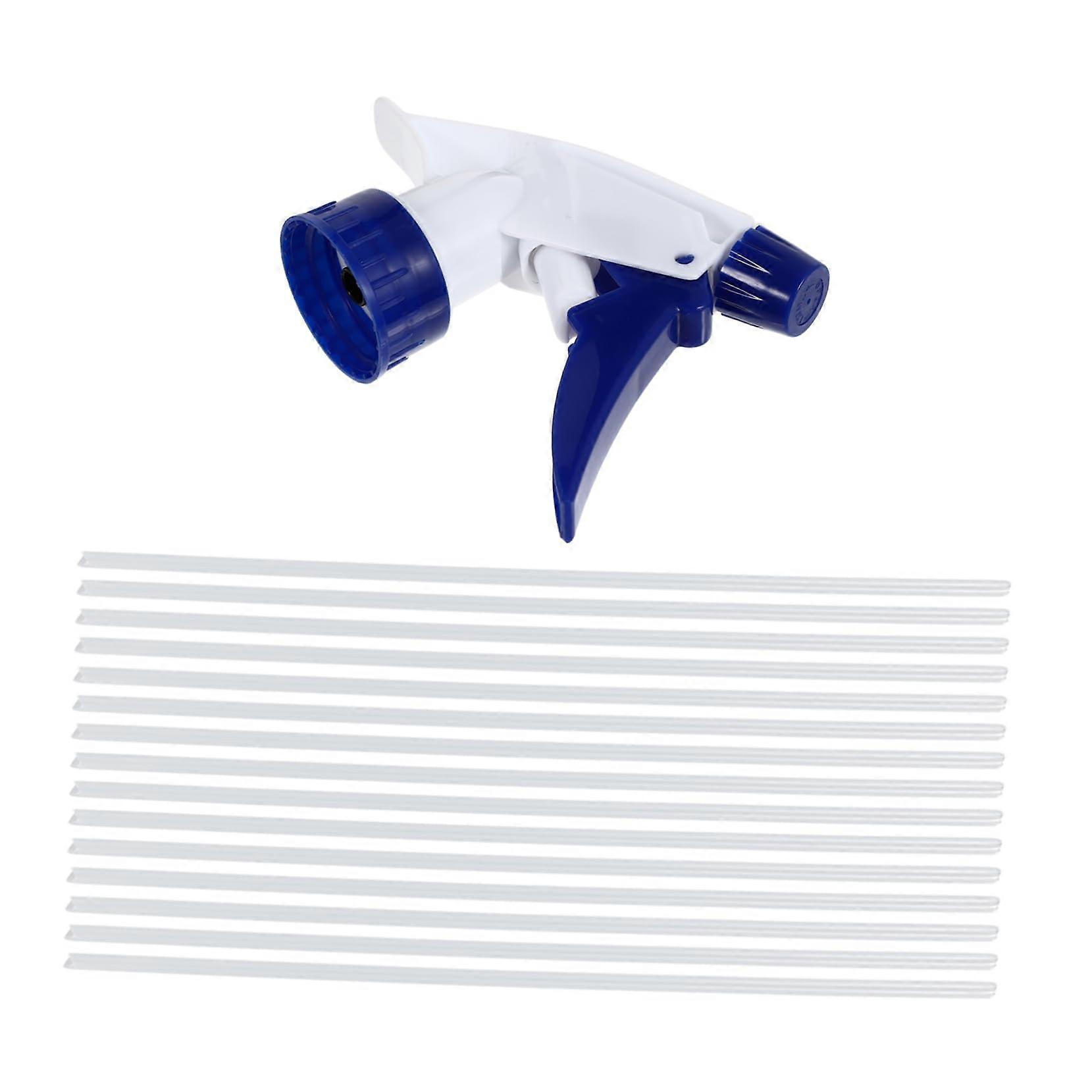 15 Pack Replacement Trigger Spray Nozzles for Standard Bottles, Durable Plastic Spray Heads
