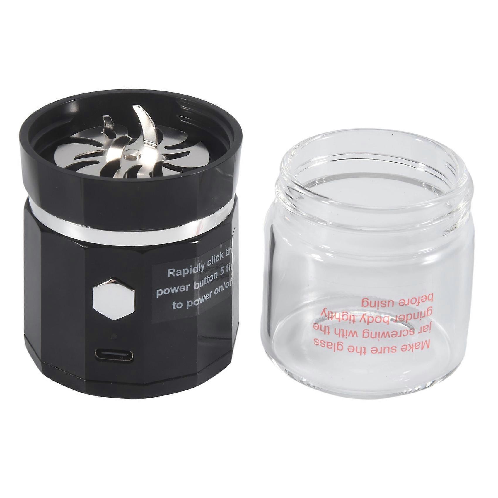 Mini Electric Grinder Portable Vanilla Grinder USB Rechargeable Mill