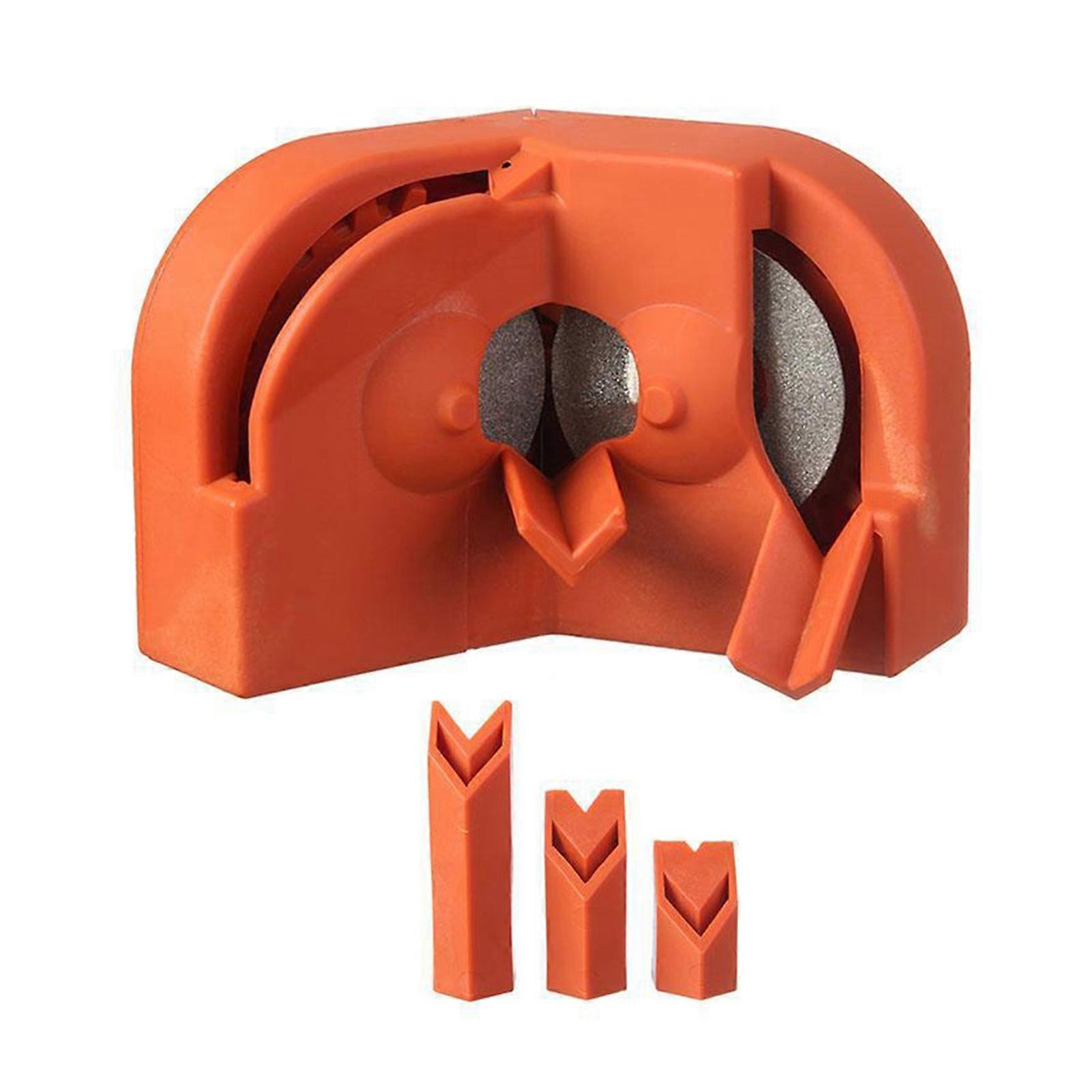 Drill Bit Sharpener Tool with Grinding Wheels Durable Construction Compact Design Portable Universal