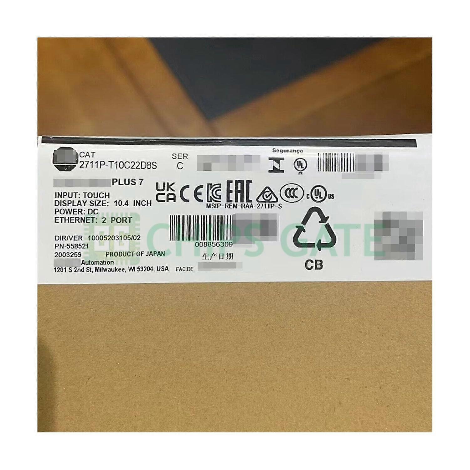 2711PT10C22D8S PanelView Plus 7 10Inch Touchscreen HMI Operator Terminal