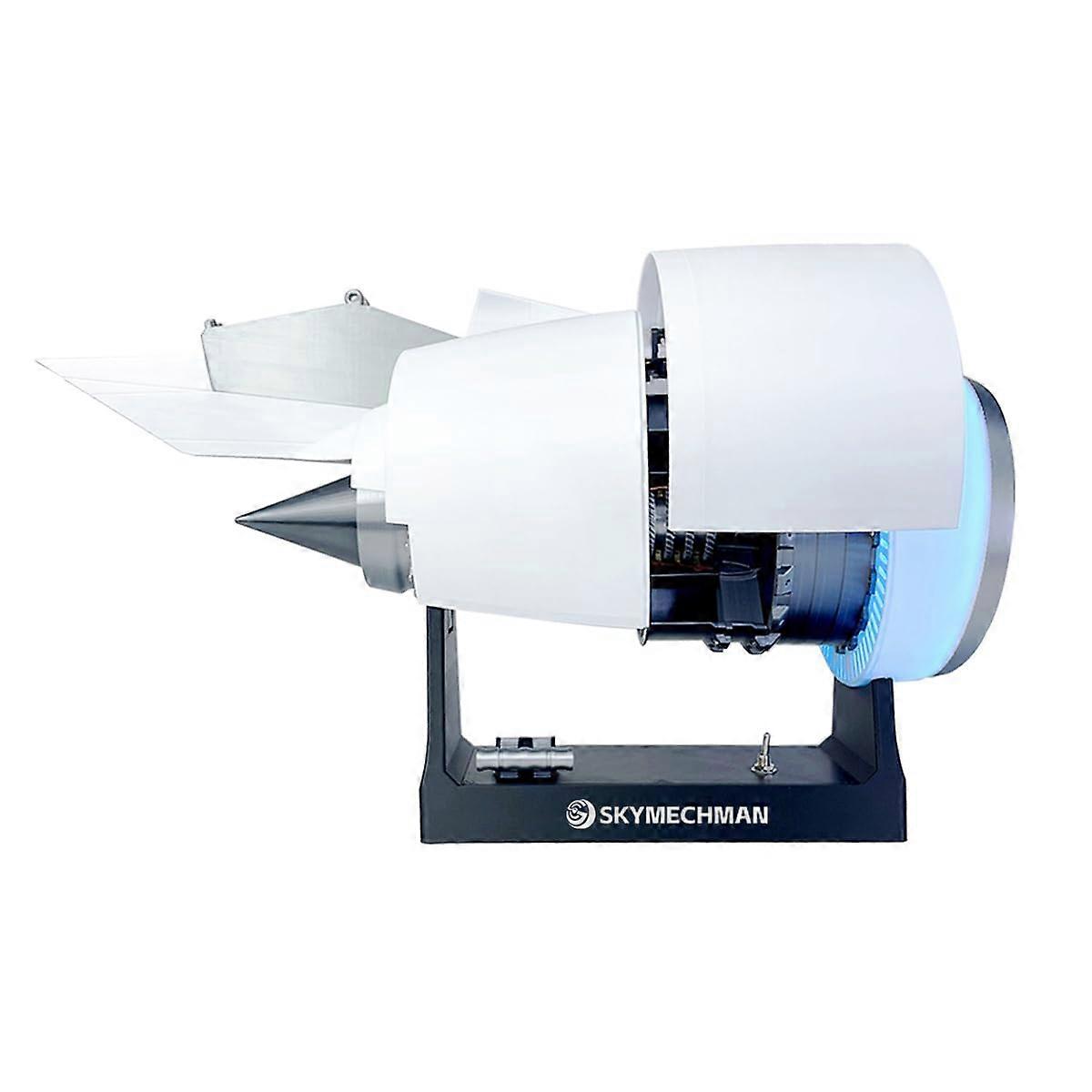 1/24 Scale Turbofan Engine Model Kit with Variable Speed, Transparent Display, DIY Aircraft Assembly