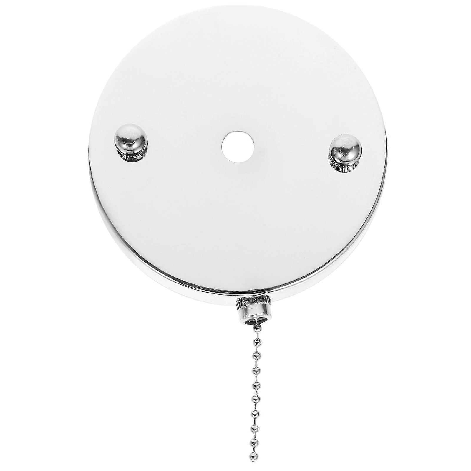 Ceiling Fan Pull Chain Wall Switch for Lamps 1Set Silver Durable Accessory