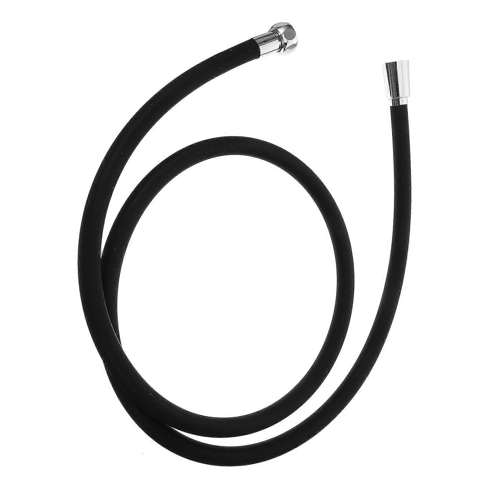 Universal Black Shower Hose for Handheld Shower Head Hose Replacement 1.5 Meter