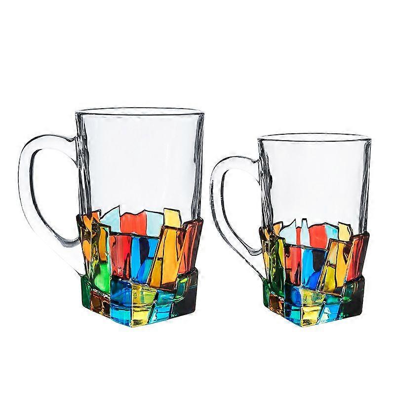 2PCS Colorful Drinking Beer Glasses