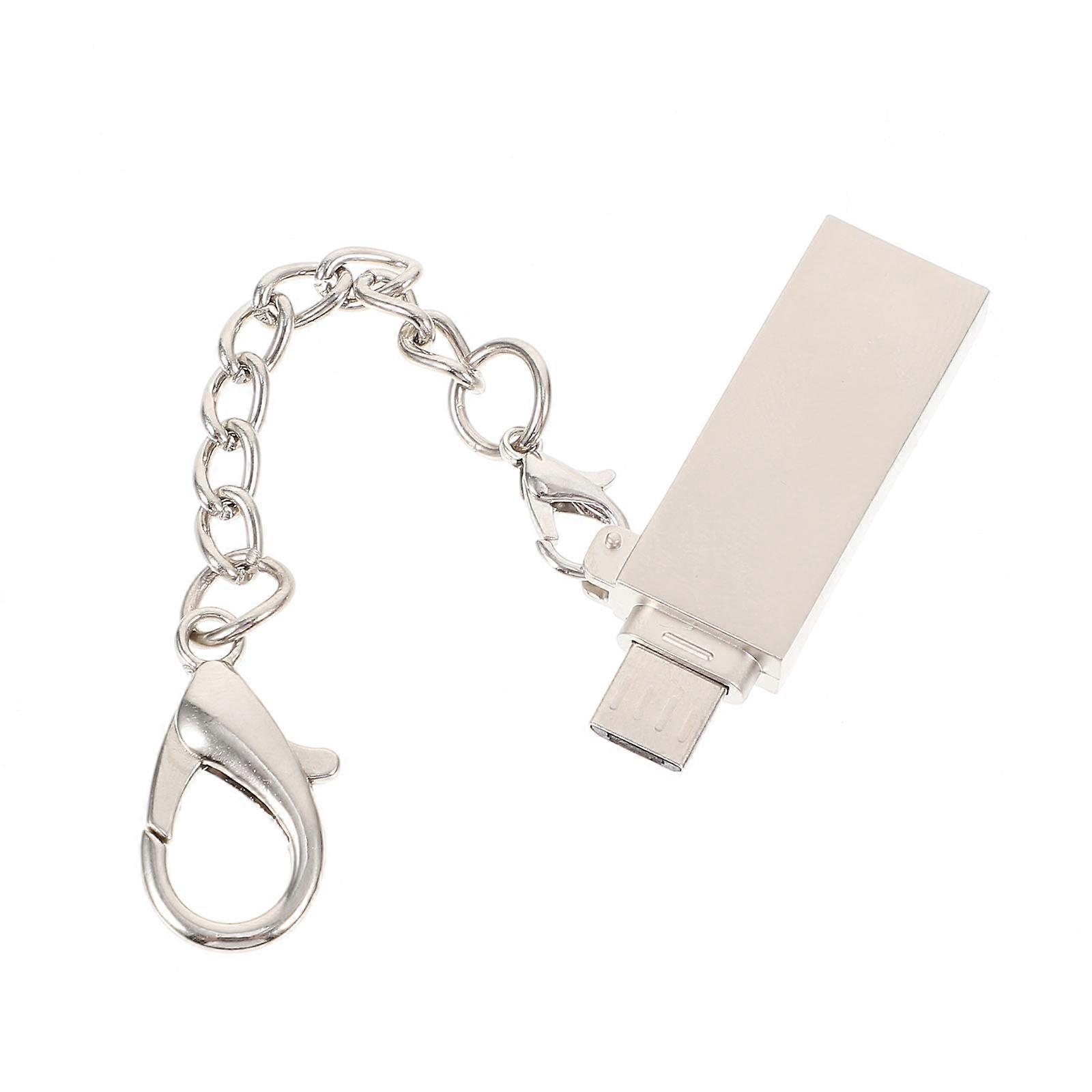 Reader Micro USB Reader for Data Converting 3Pcs Silver Durable Adapter