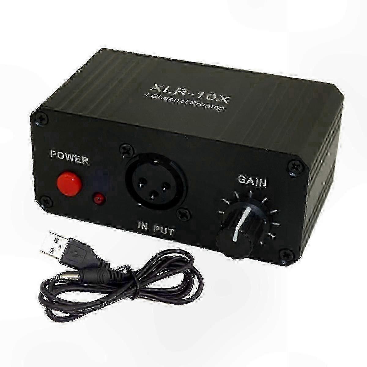 NE5532 Op Amp Single Channel XLR Dynamic Microphone Preamplifier Interface