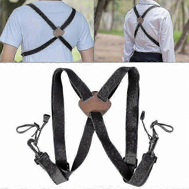 Adjustable X-Shaped Binocular Harness, Durable Elastic Shoulder Straps for Camera & Optics