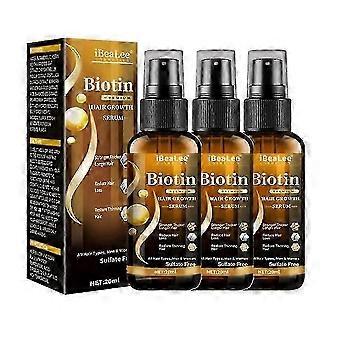 Spray de Biotina para Crescimento Capilar 1-3x, Anti-Queda, Sérum para Tratamento do Couro Cabeludo com Crescimento Rápido, 20ml_voke