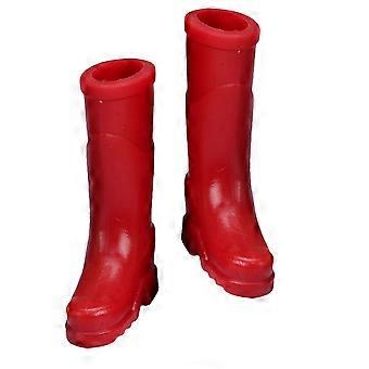 Botas decorativas em miniatura para decoração de casas, com design vívido em plástico (1 par).