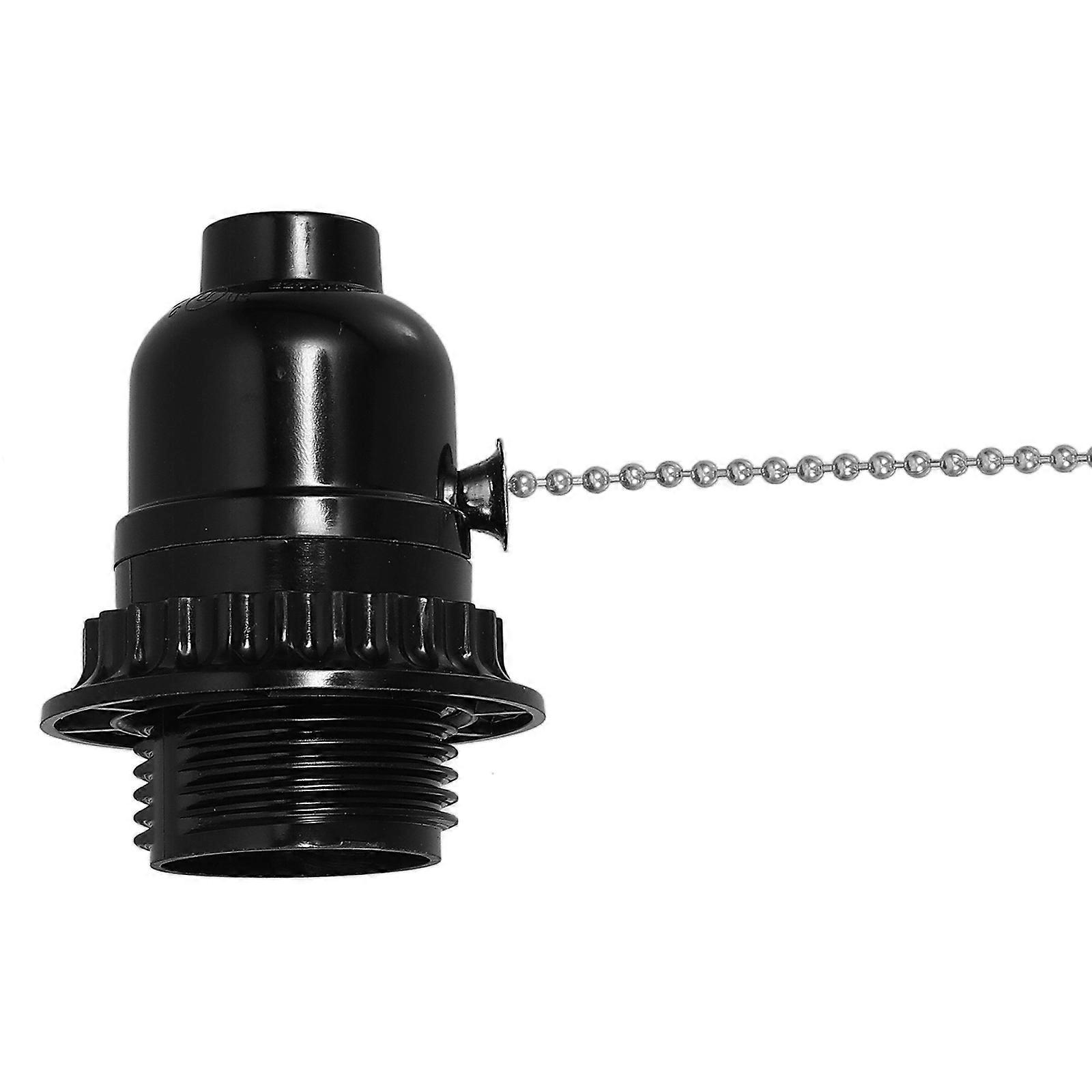 Pull Chain Light Fixture Pullswitch Lamp Holder Ceiling Light Socket Accessory E27 Lamp Holder with Pull Chain Ceiling Light Lamp Holder with Pull Cha