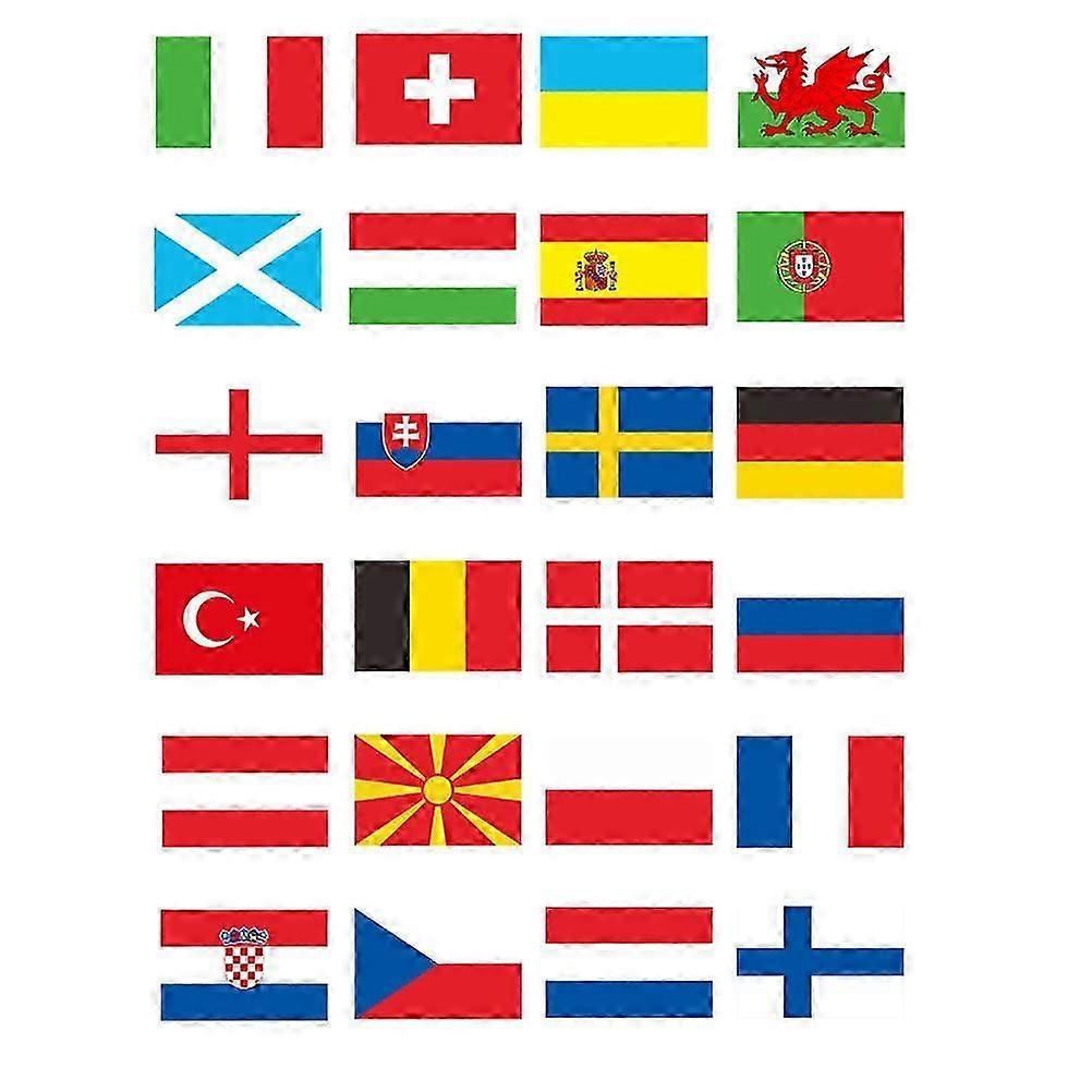 String Flag Creative String Banners for Decoration 24Pcs Assorted