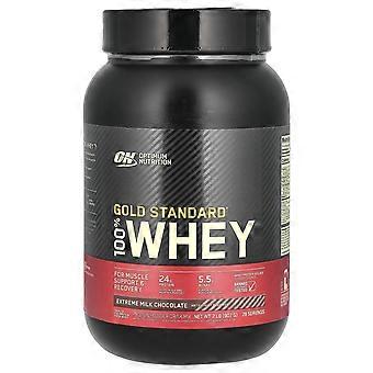 Optimum Nutrition, Gold Standard® 100% Whey, Extreme Milk Chocolate, 2 lb (907 g)