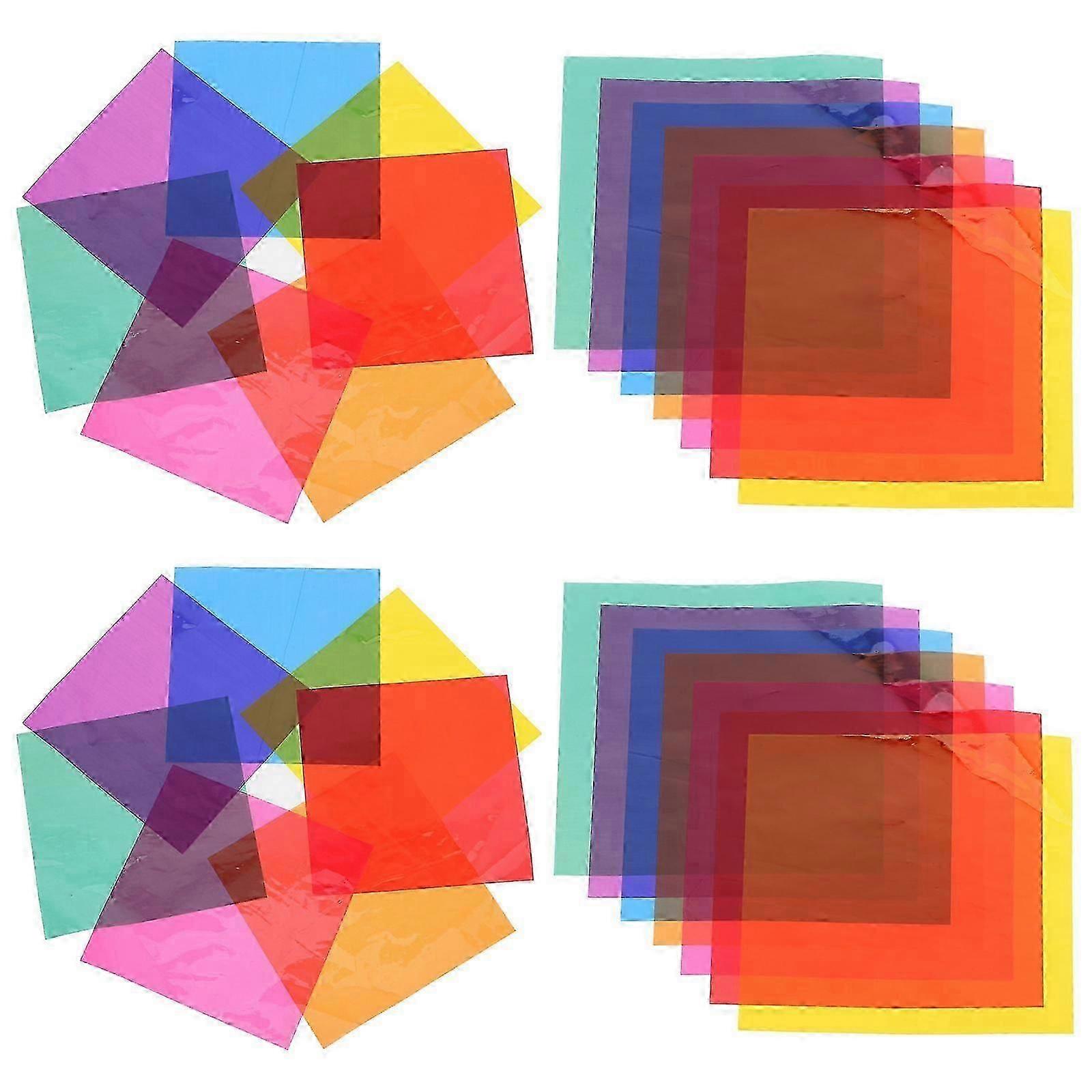 28 Pack Transparent Gift Wrapping Cellophane Sheets