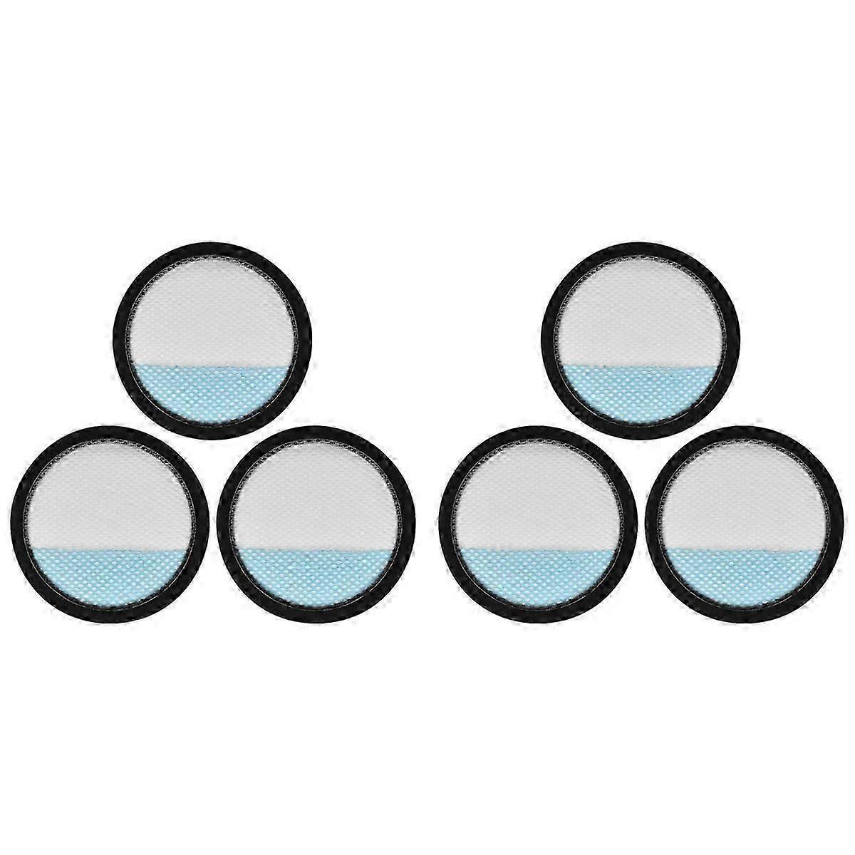 Washable Filter Replacement 6 Pack, Dual Filtration for 18V 1+ Cordless Stick Vacuums - Compatible with PCL720, PBLSV716, PBLSV717, PBLSV717K