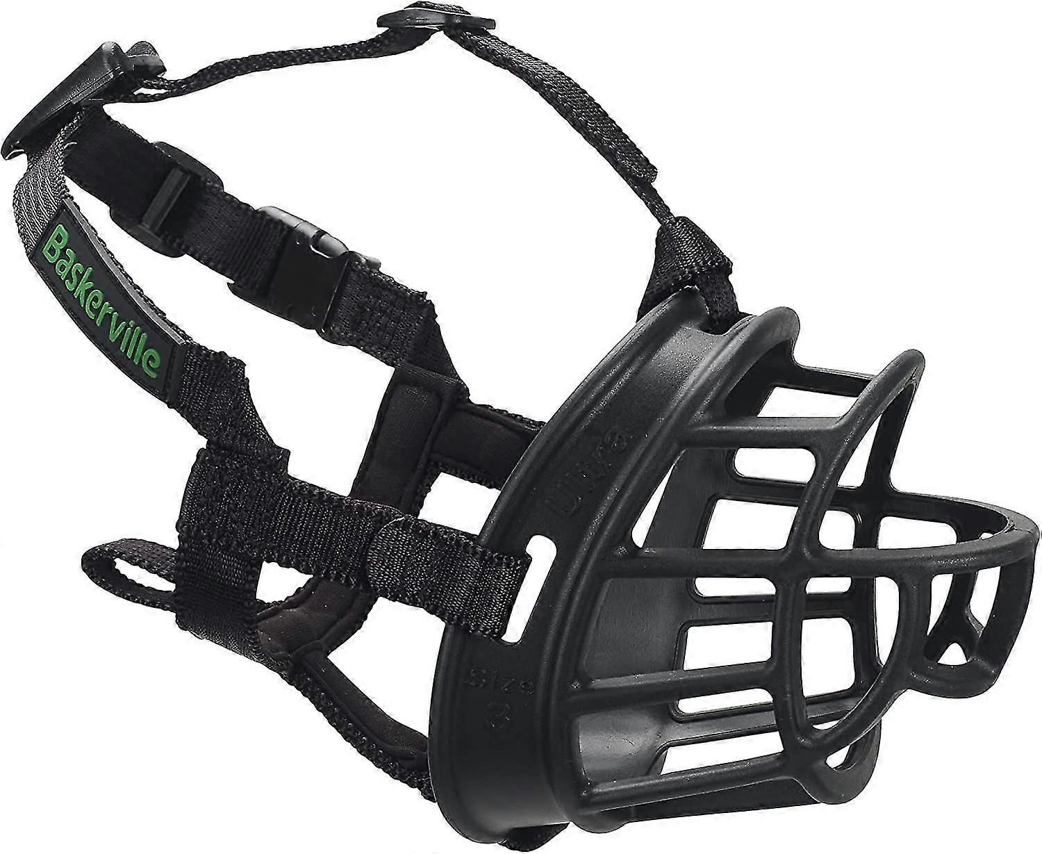 Dog Muzzle, Black (black), Size 5 (length: 11 Cm/width: 35 Cm)