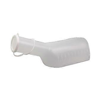 Male Urine Bottle 1 Litre / 1000ml Plastic Urine Bottle With Easy Read Measuring Lines Portable For Travel well