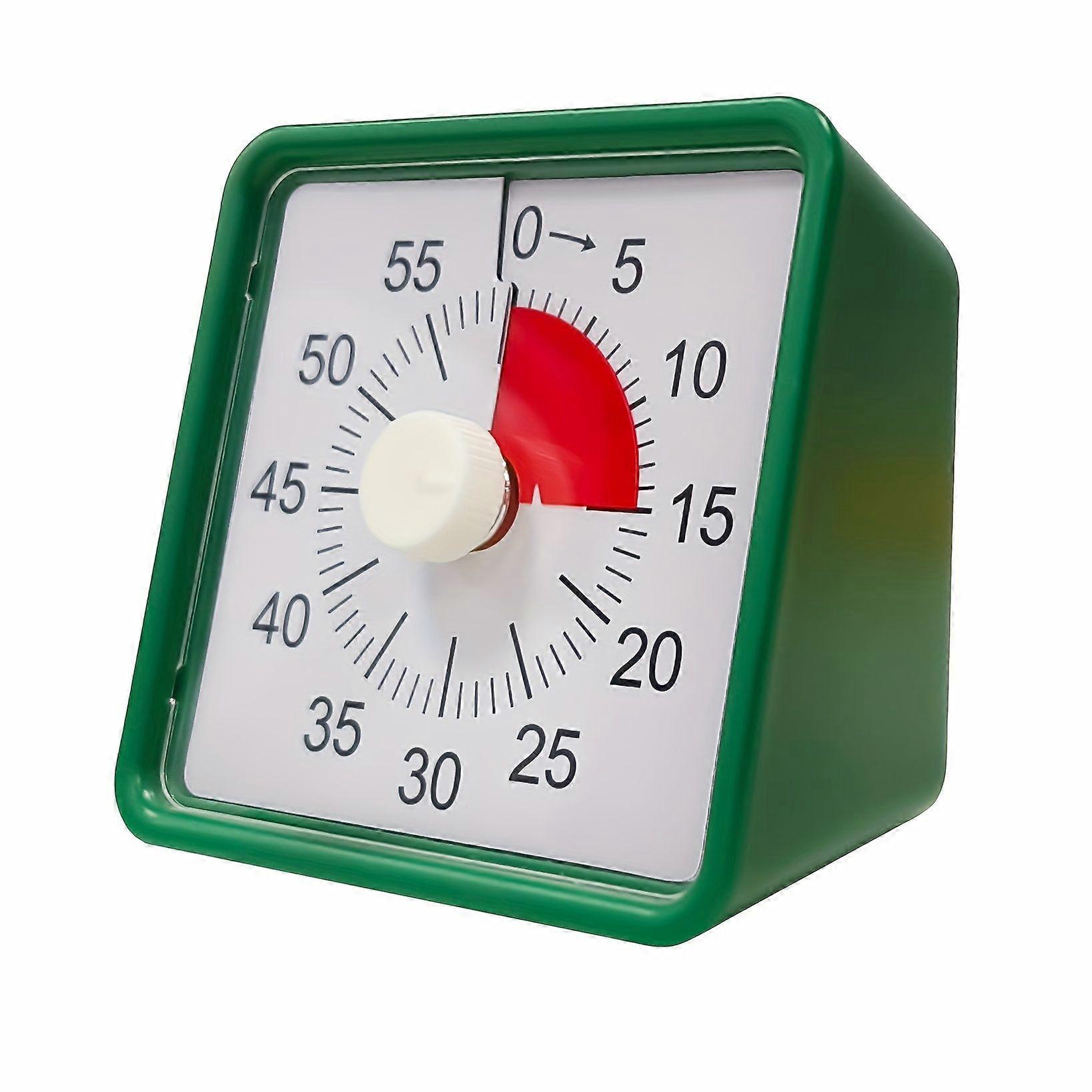 60-Minute Visual Timer, Silent Large Display Countdown Clock for Office, Meeting, Exam, Kitchen
