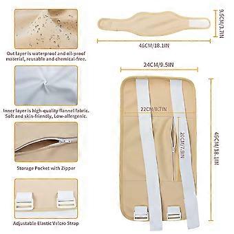 Castor Oil Pack with Adjustable Fit and Reusable Organic Cotton Wraps for Detoxing Body Areas