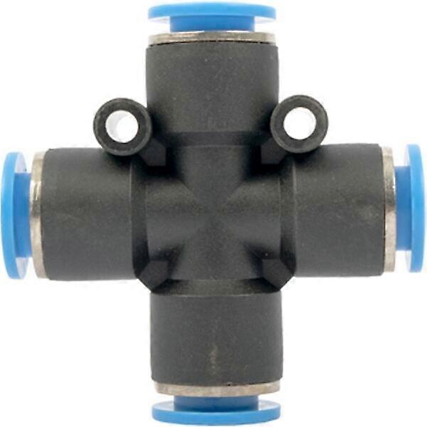 Pu Hose Fitting 4 Way Connector 10mm