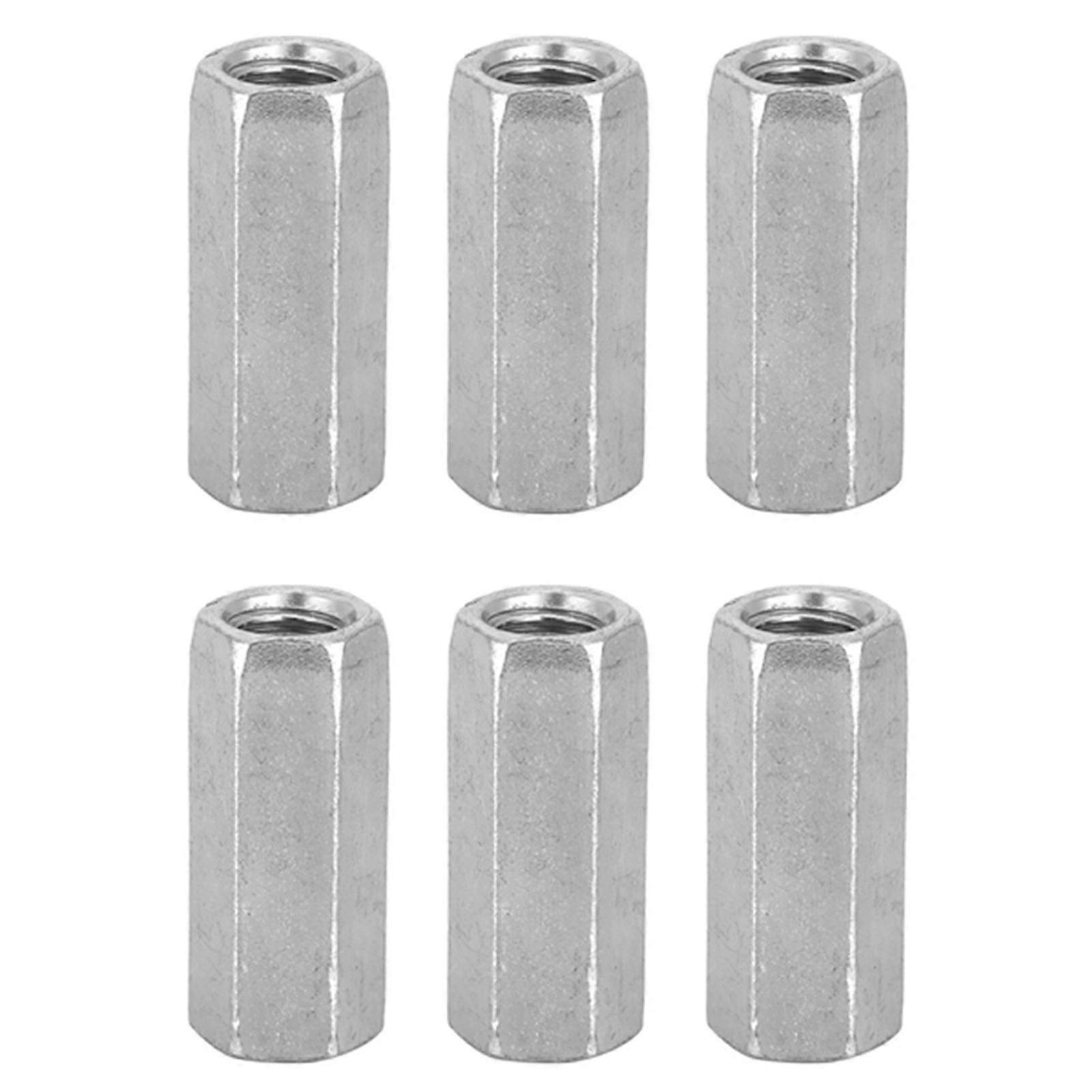 10pcs M8 Long Rod Nut Hex Hexagonal Sleeve Nut Standoff Threaded Fasteners (M8*30)