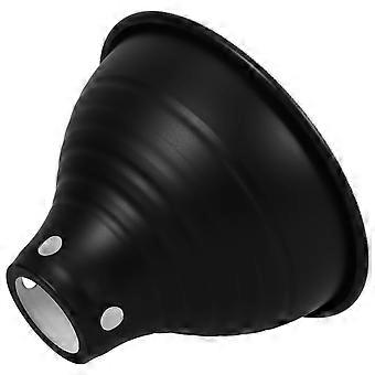 Reptile Reflector Dome Lamp Fixture for Heating with 3Pcs Black Iron Lampshades