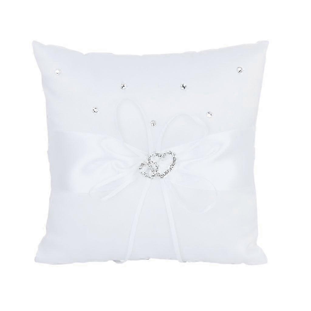 Doub Rhinest Ring Wedding Ring Er Cush 20*20cm
