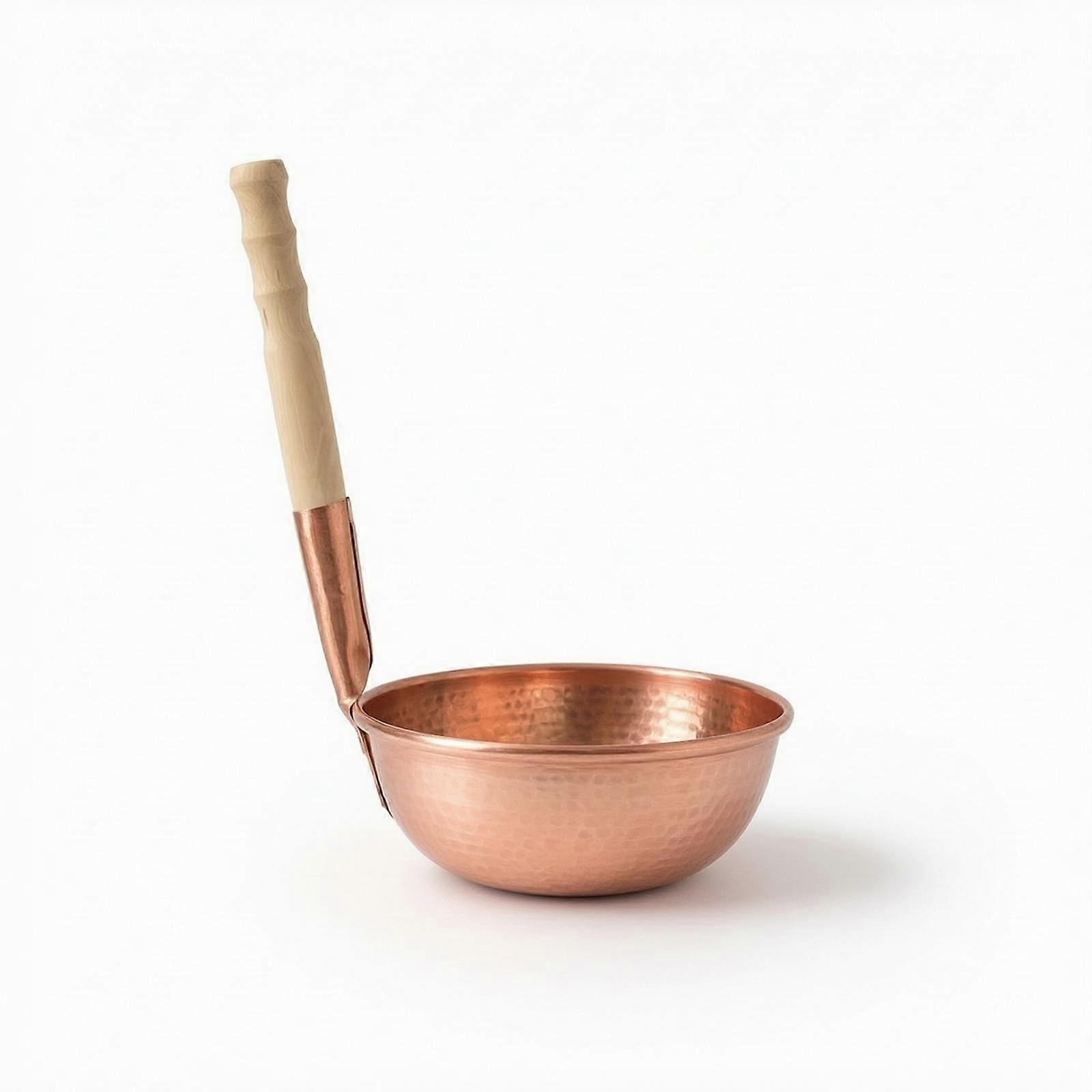 Copper Small Pot Hammered Copper Pot Rustic for Home Kitchen, Tabletop Cooking