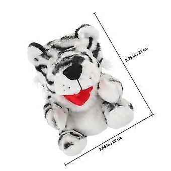 Old Tiger Hand Puppet Plush Toy for Storytelling Assorted