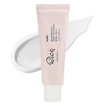 Rice Sunscreen SPF 50+, Relief Sun Rice + Probiotics SPF 50 + Sun Cream, Moisturizing Organic Suncream Factor 50 for Face Body, Refreshing, Lightweigh